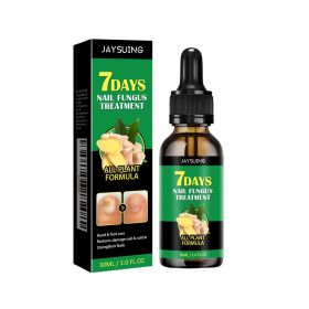 Jaysuing Ginger Nail Care Solution, Hand, Foot And Nail Care Soft Nail Shine Moisturizer Gray Nails